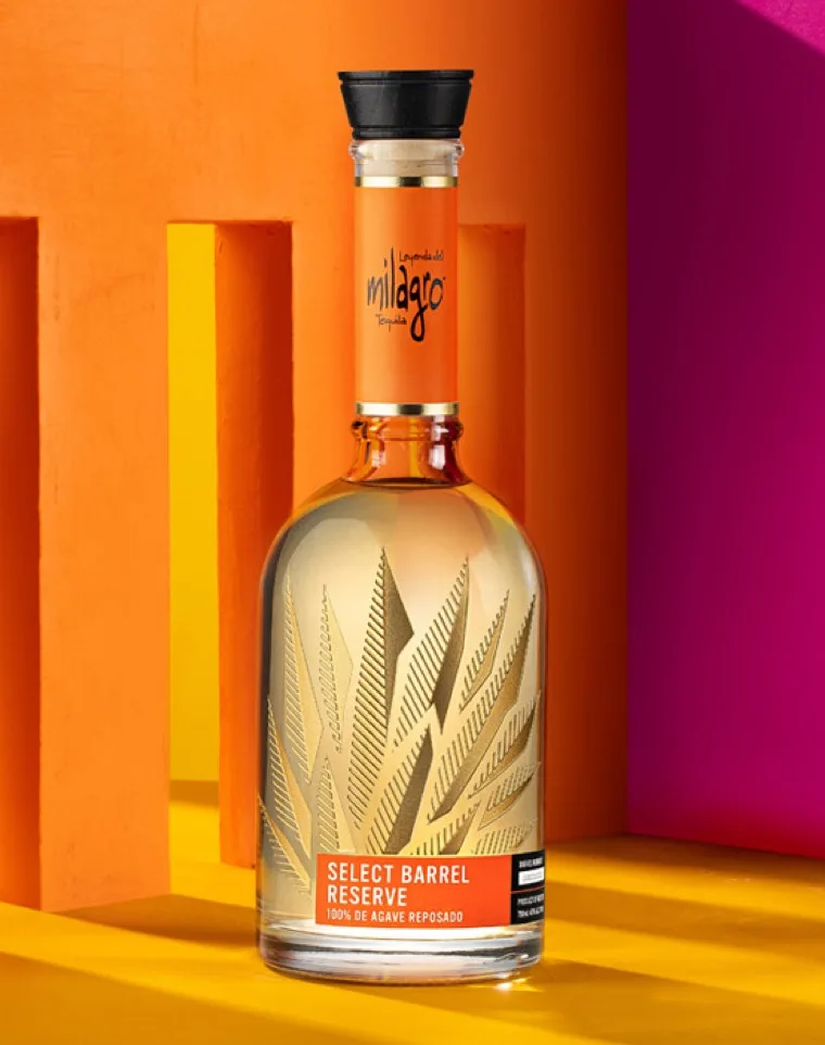 Milagro Select Reposado bottle